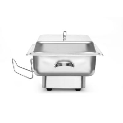 Elektrický ohřívač pokrmů Pollina, HENDI, Profi Line, 9L, Stříbrná, 230V/900W, 587x440x(H)273mm | 204900